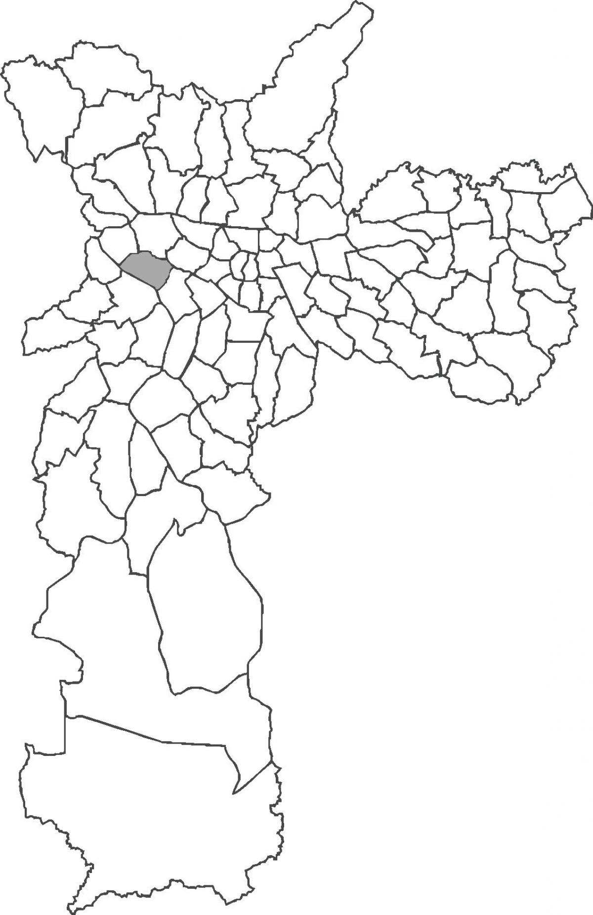 Karte Alto de Pinheiros rajons