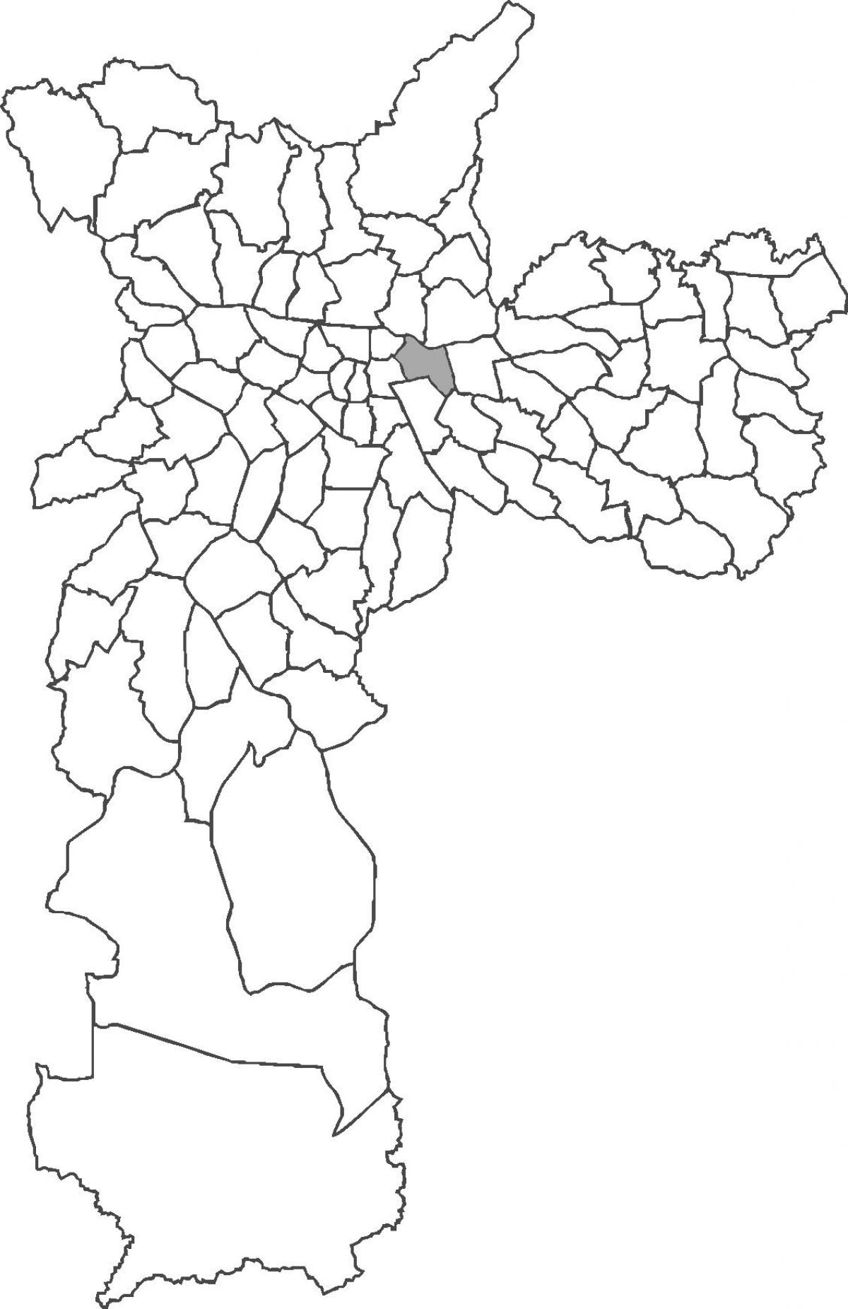 Karte Belém rajons