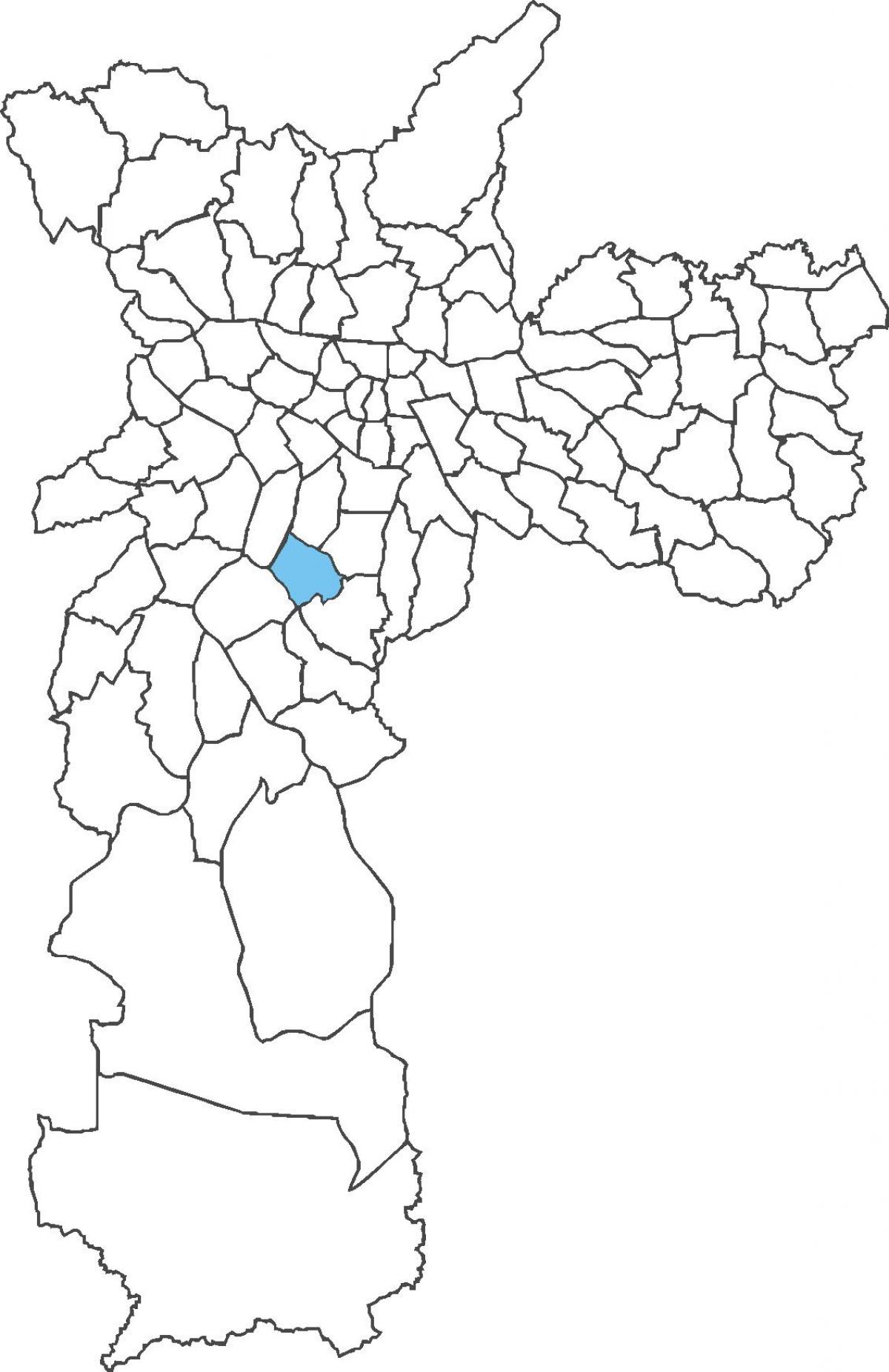 Karte Campo Belo rajons
