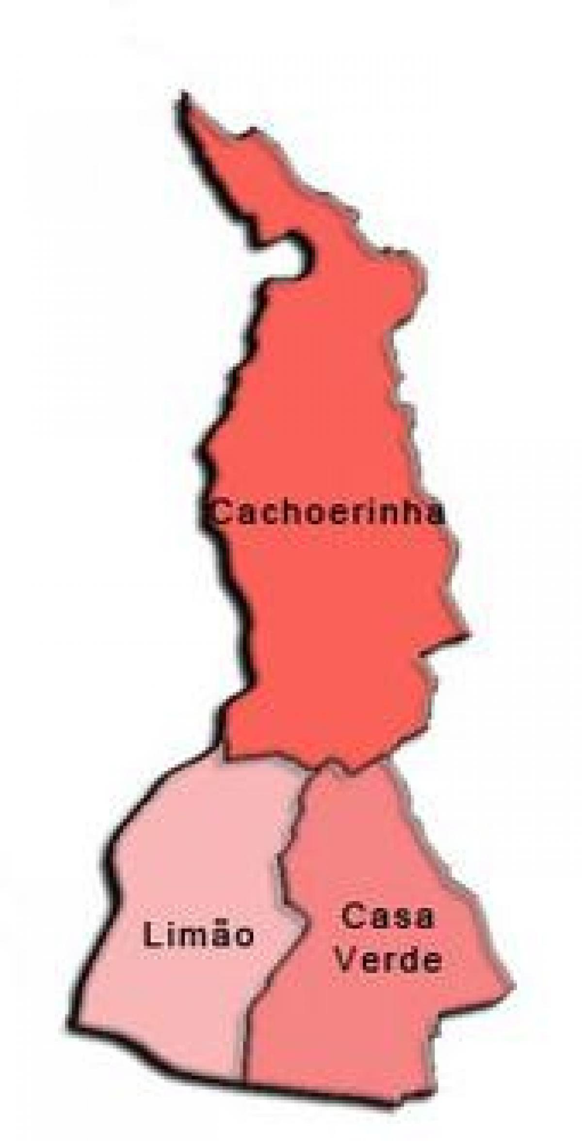 Karte Casa Verde sub-prefecture