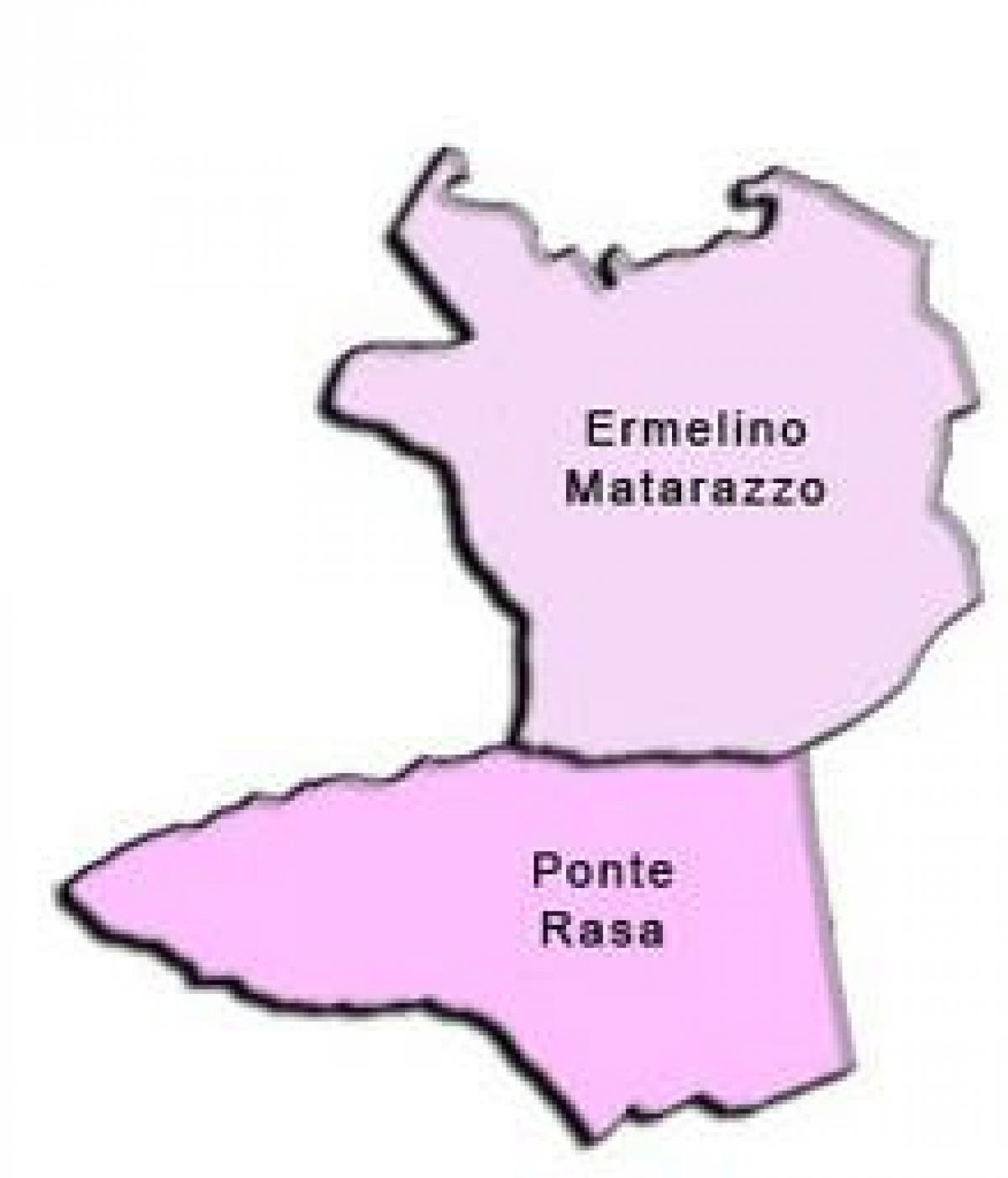 Karte Ermelino Matarazzo sub-prefecture