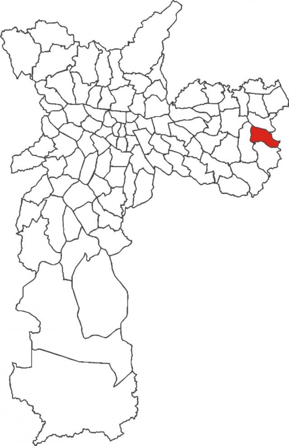 Karte Guaianases rajons