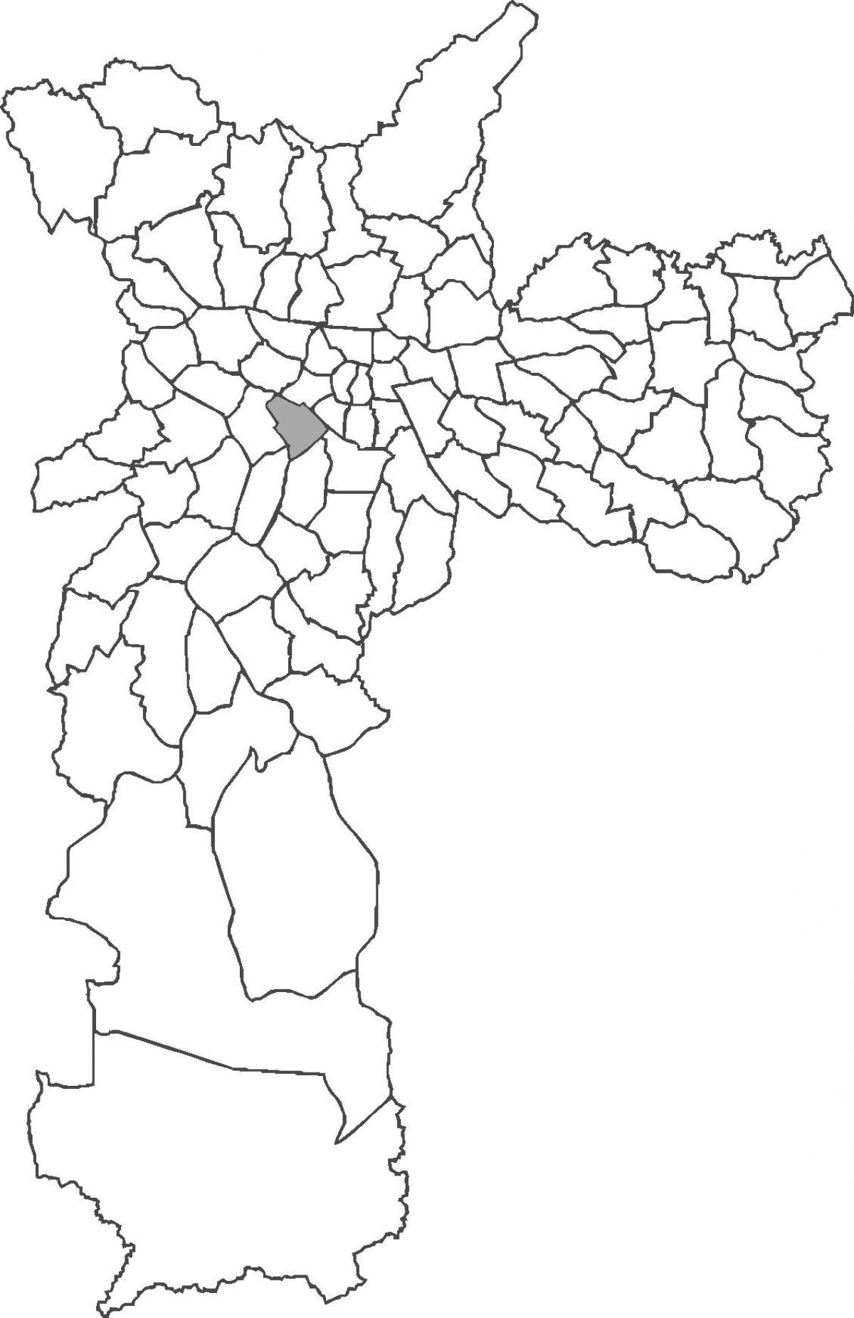Karte Jardim Paulista rajons