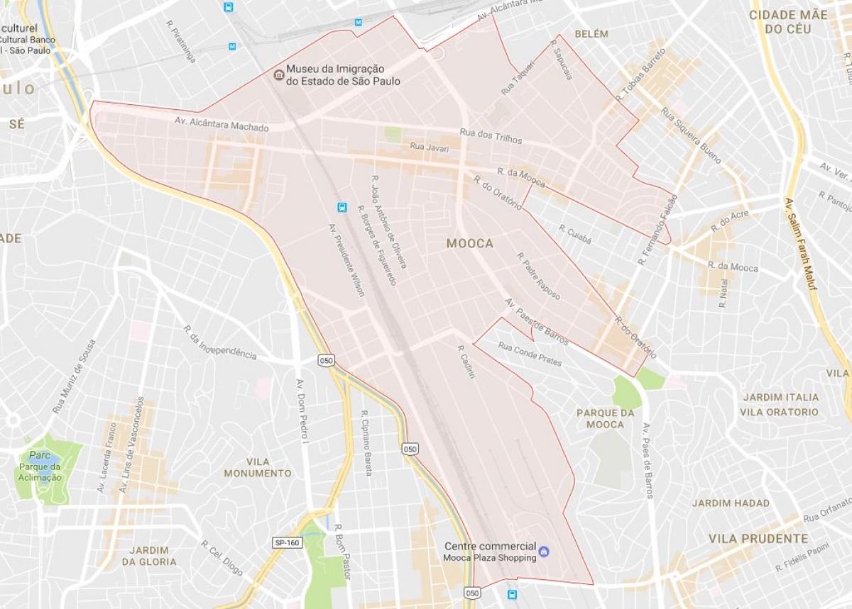 Karte Mooca Sao Paulo