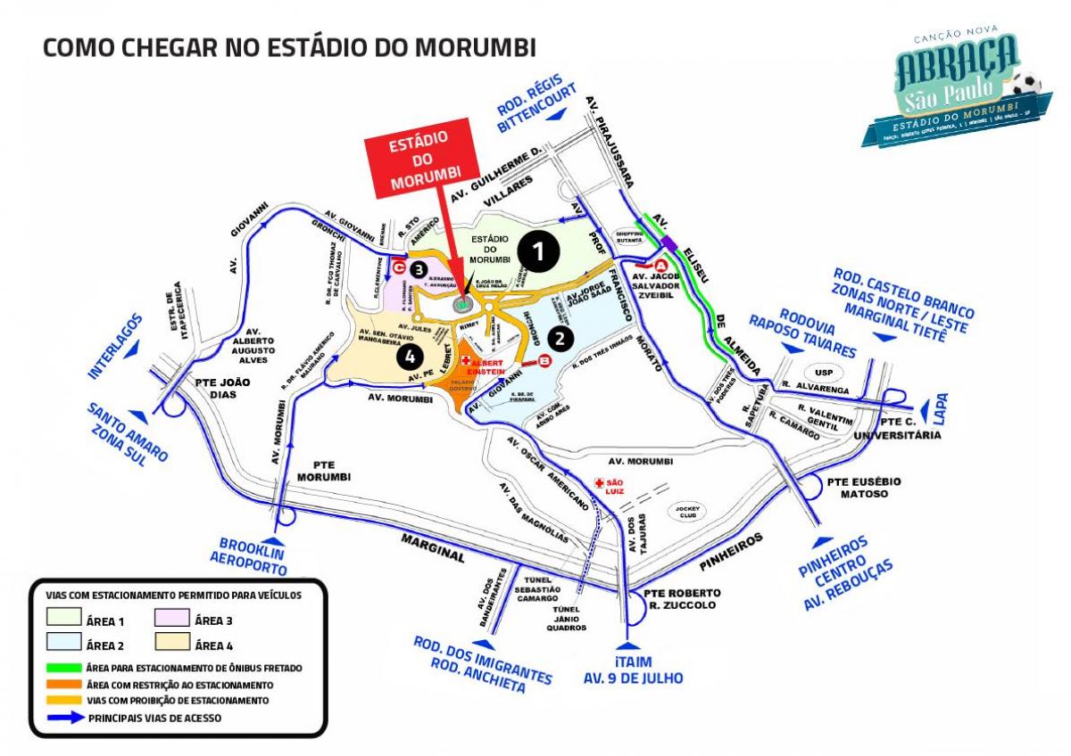 Karte Morumbi stadium