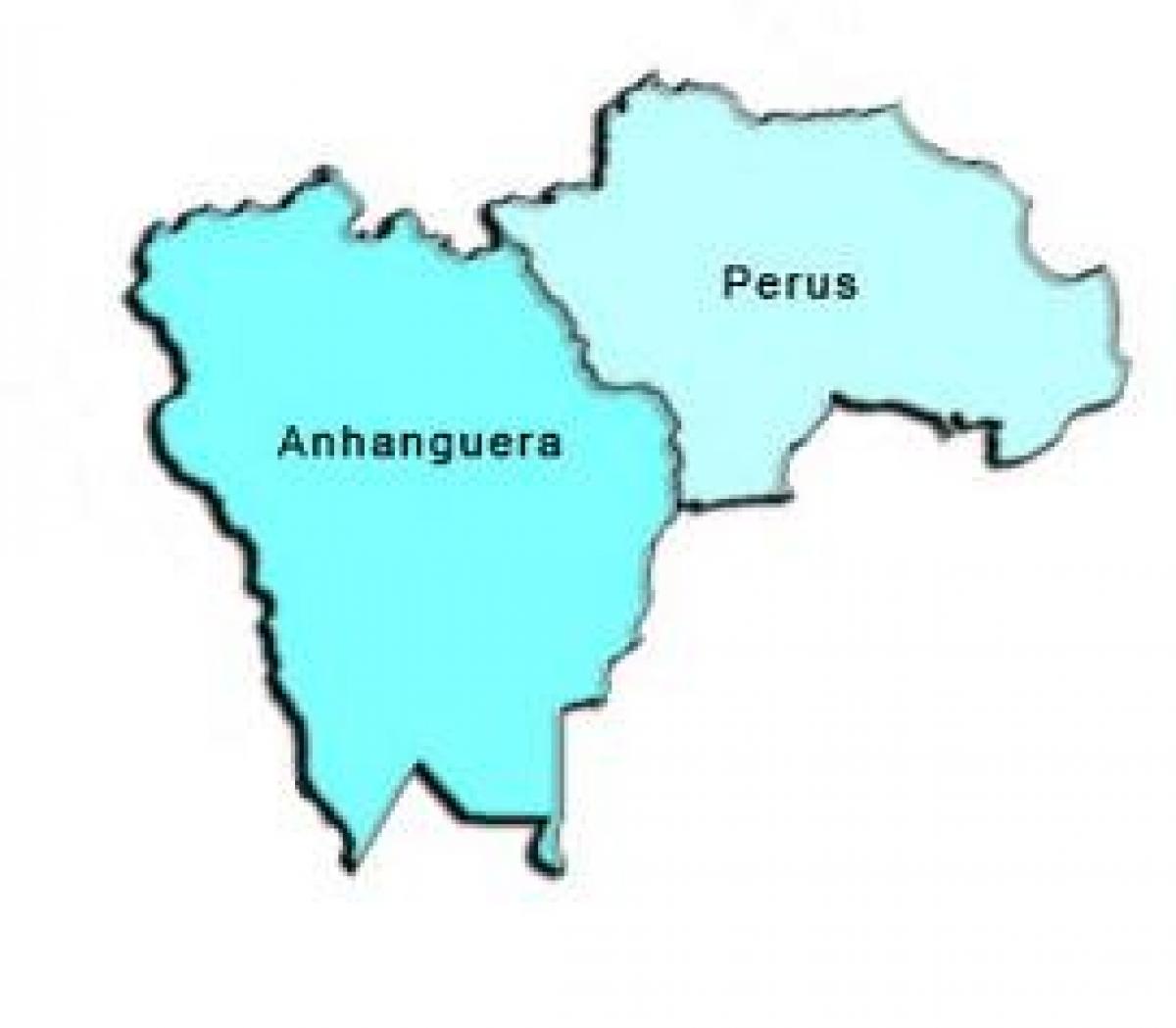 Karte Perus sub-prefecture