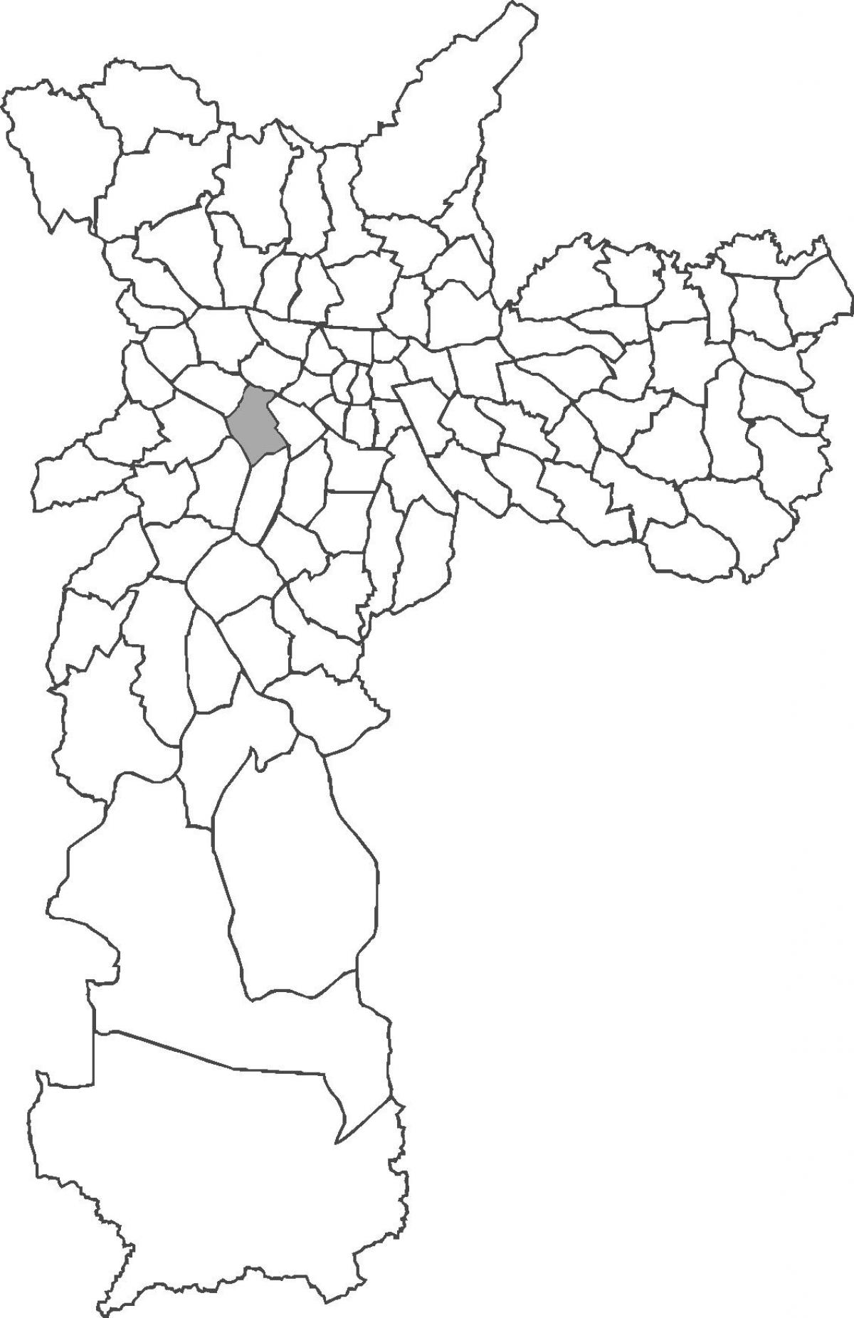 Karte Pinheiros rajons