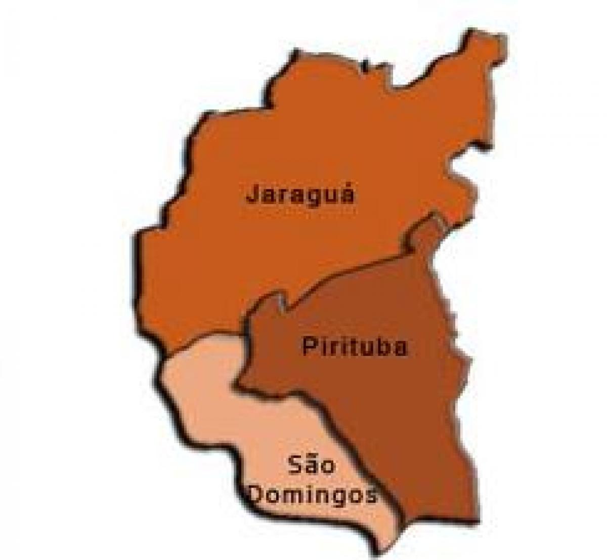 Karte Pirituba-Jaraguá sub-prefecture