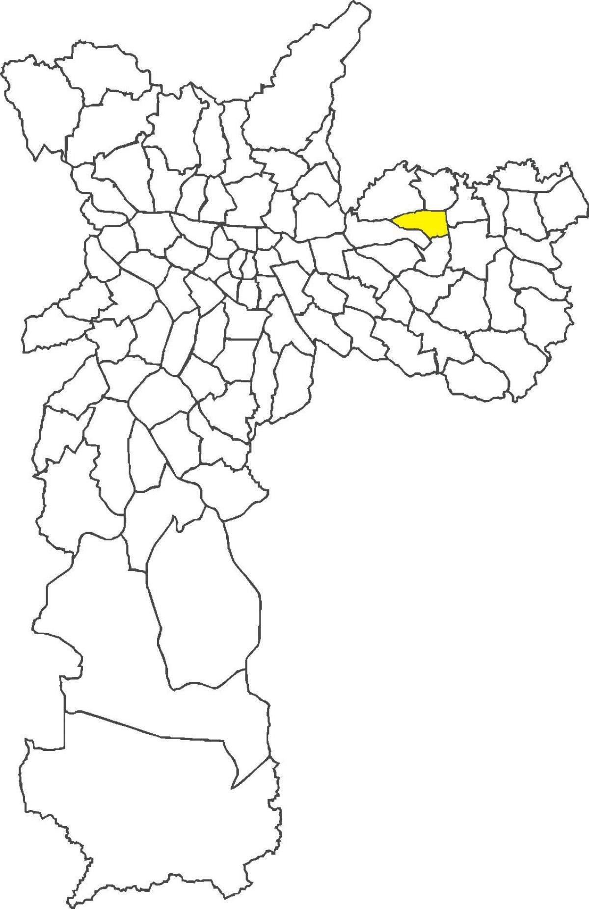 Karte Ponte Rasa rajons