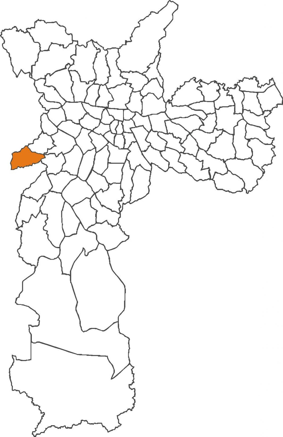 Karte Raposo Tavares rajons