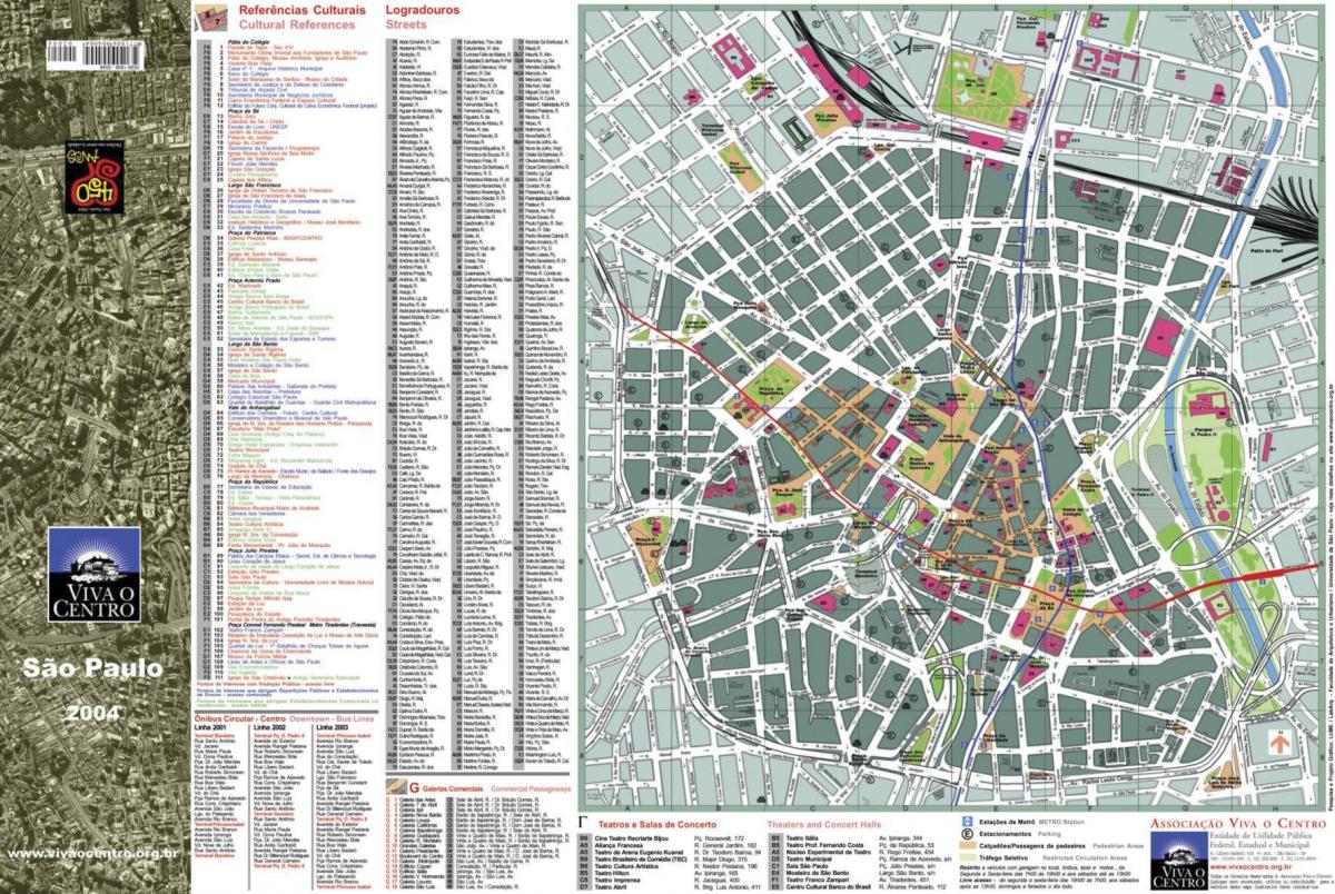 Karte sanpaulu centra