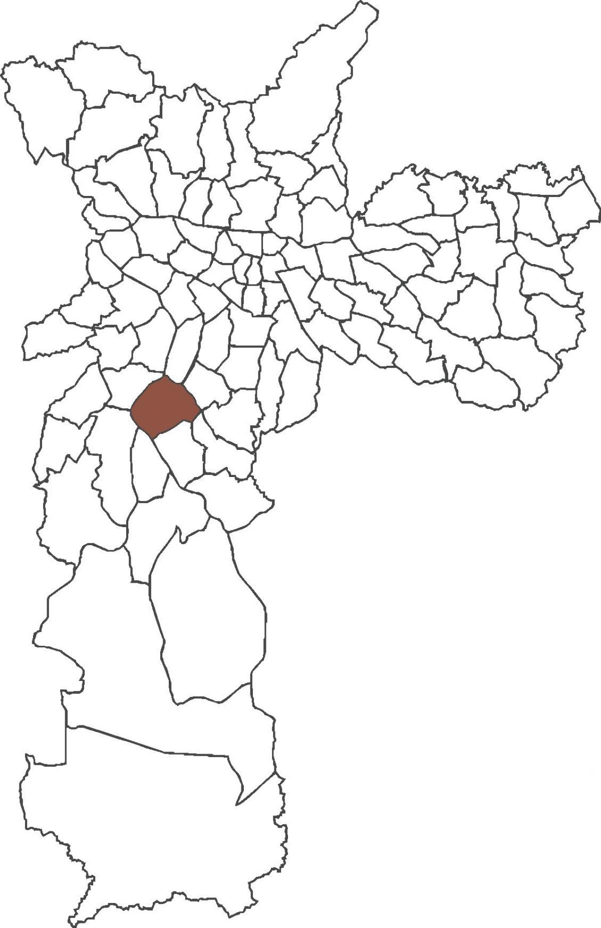 Karte Santo Amaro rajons