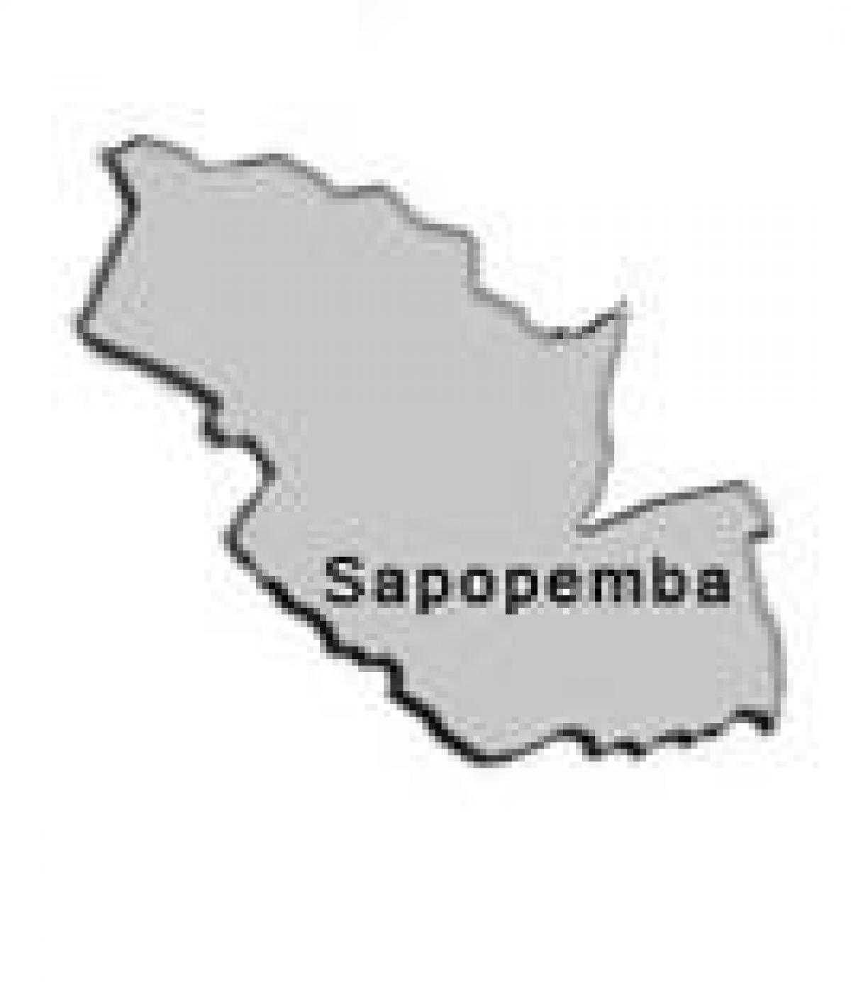 Karte Sapopembra sub-prefecture