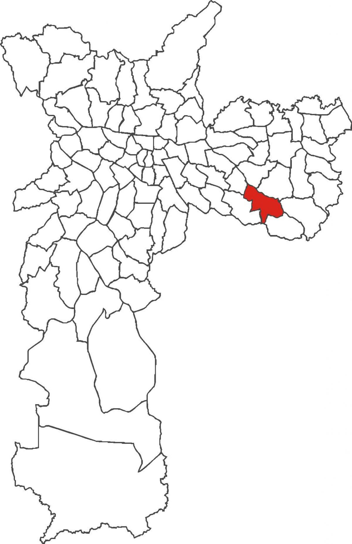 Karte São Mateus rajons
