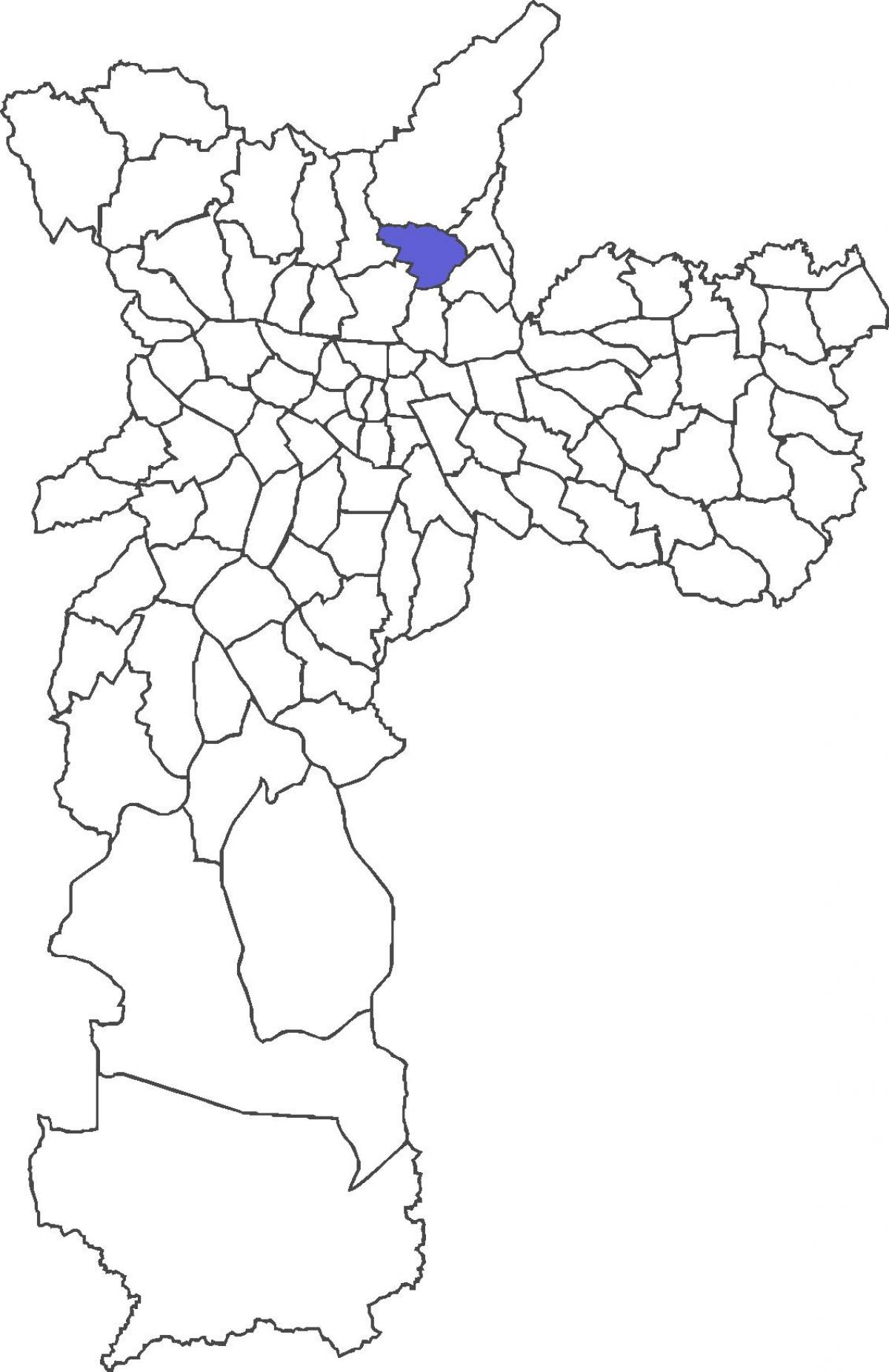 Karte Tucuruvi rajons