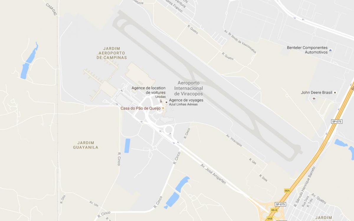 Karte VCP - Kampinas lidosta