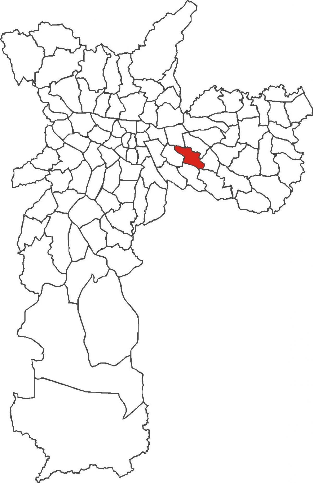 Karte Vila Formosa rajons