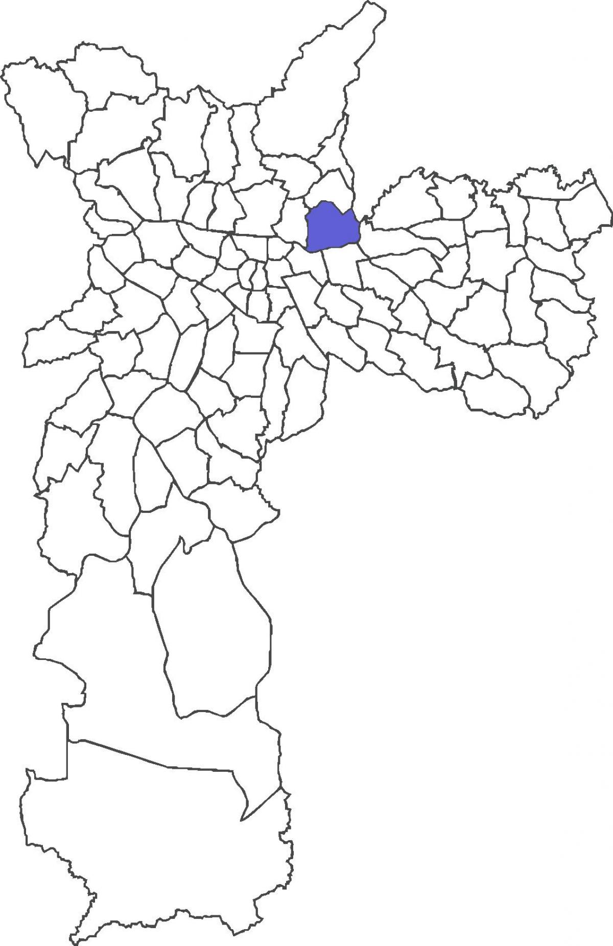 Karte Vila Maria rajons