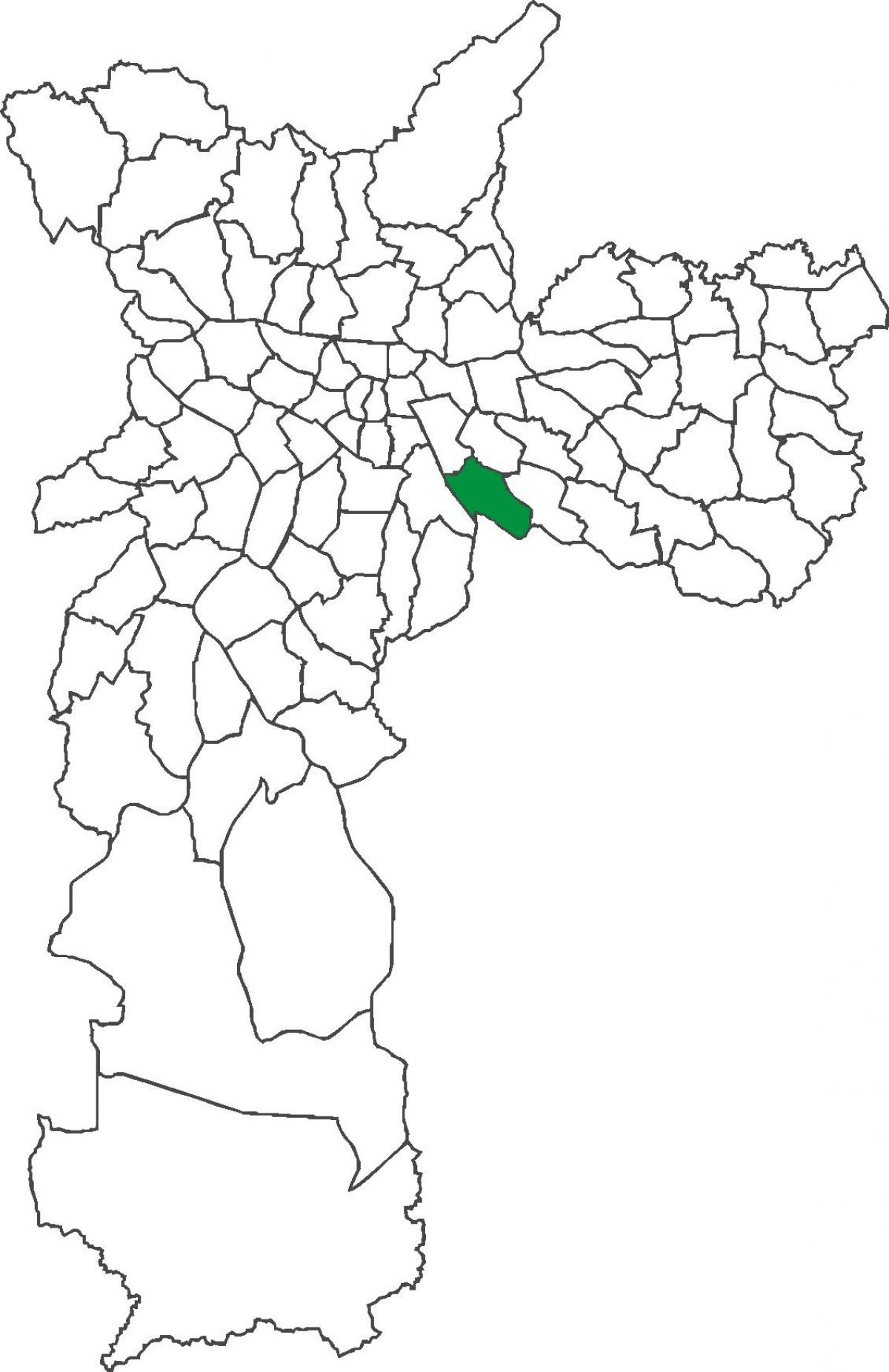 Karte Vila Prudente rajons