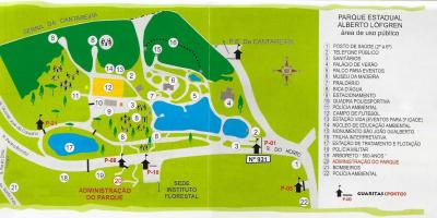 Karte Alberto Löfgren parks