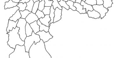Karte Artur Alvim rajons