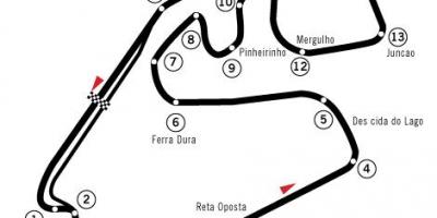Karte Autódromo José Carlos Pace