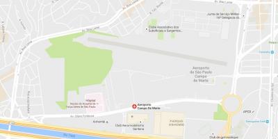 Karte Campo de Marte airport
