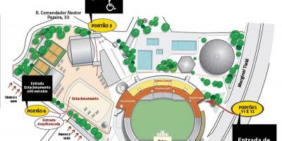 Karte Canindé stadions