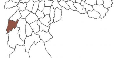 Karte Capão Redondo rajons