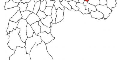 Karte Cidade Líder rajons