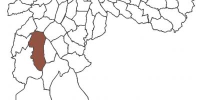 Karte Jardim São Luís rajons