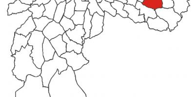 Karte Parque do Carmo rajons