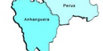 Karte Perus sub-prefecture