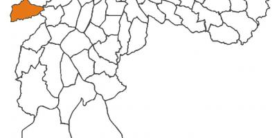 Karte Raposo Tavares rajons