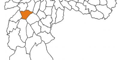 Karte Vila Andrade rajons