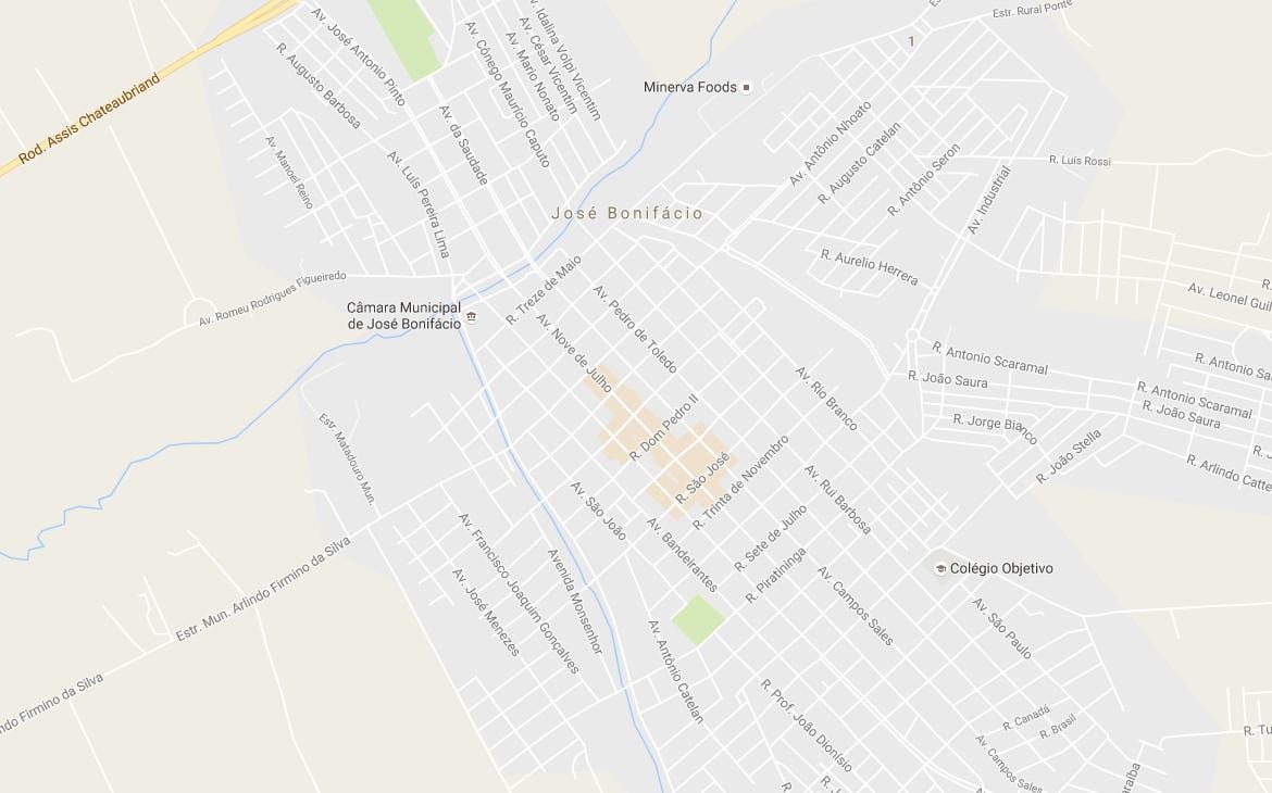 Karte Žozē Bonifácio Sao Paulo