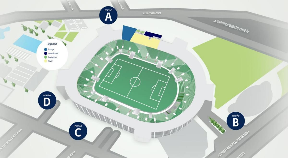 Karte Allianz Parque) - Līmenis 2