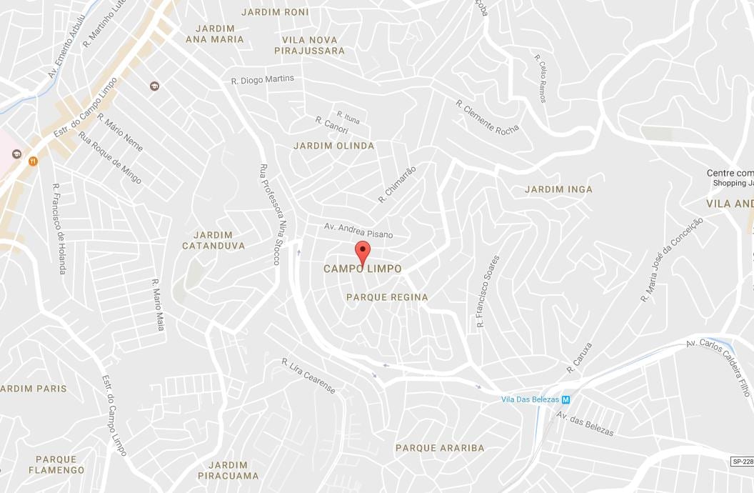 Karte Campo Limpo Sao Paulo