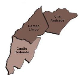Karte Campo Limpo sub-prefecture