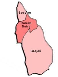 Karte Capela do Socorro sub-prefecture