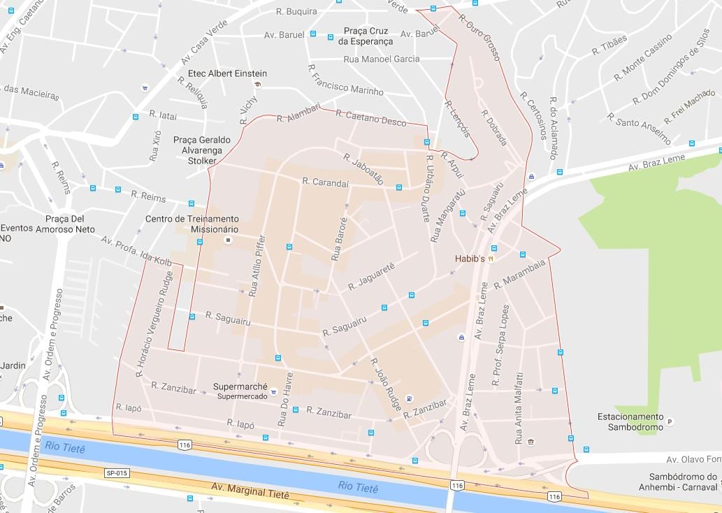 Karte Casa Verde Sao Paulo