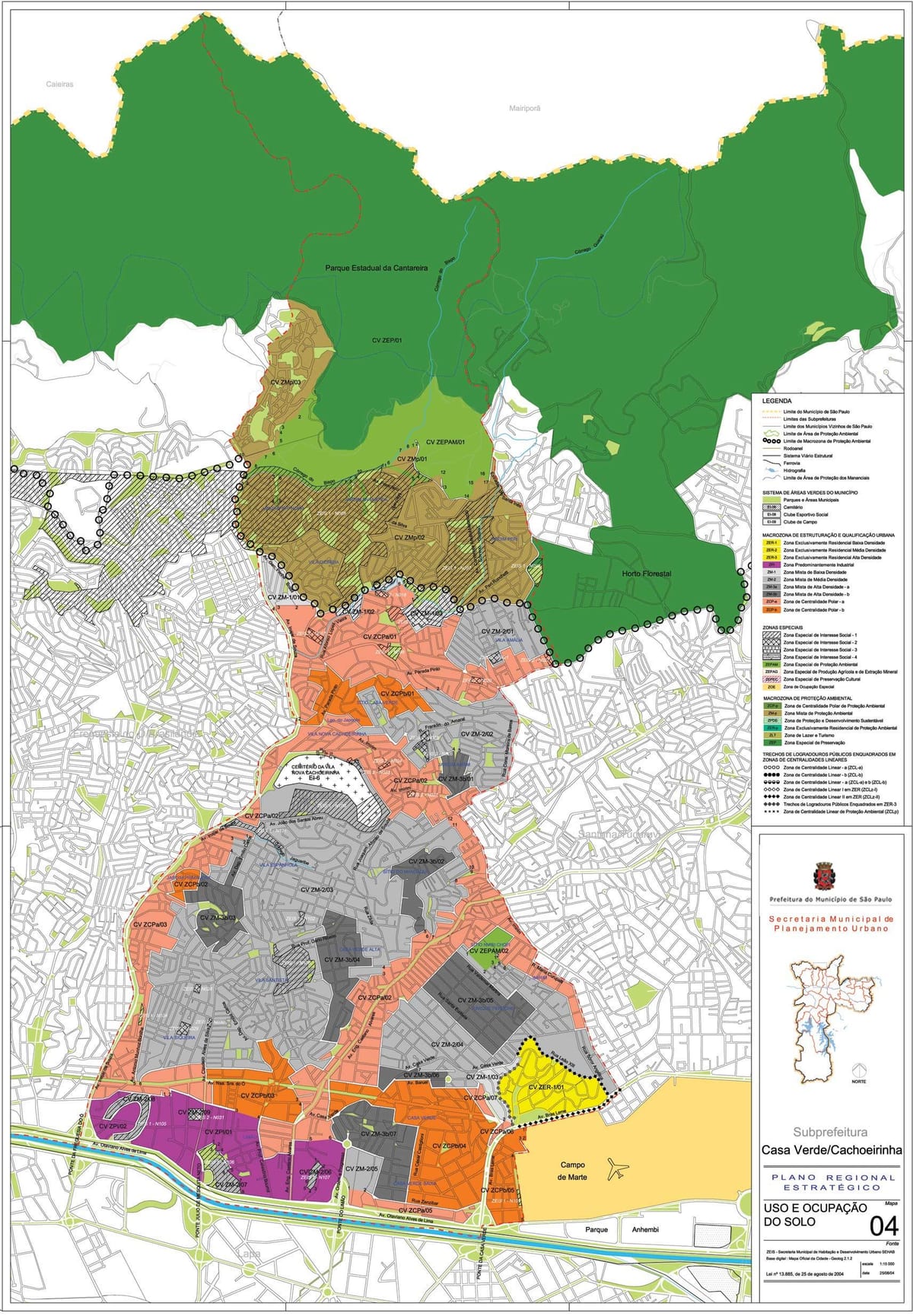 Karte Casa Verde Sao Paulo - Nodarbošanās augsnes