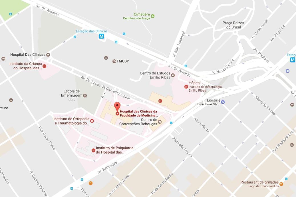 Karte Clínicas slimnīcā
