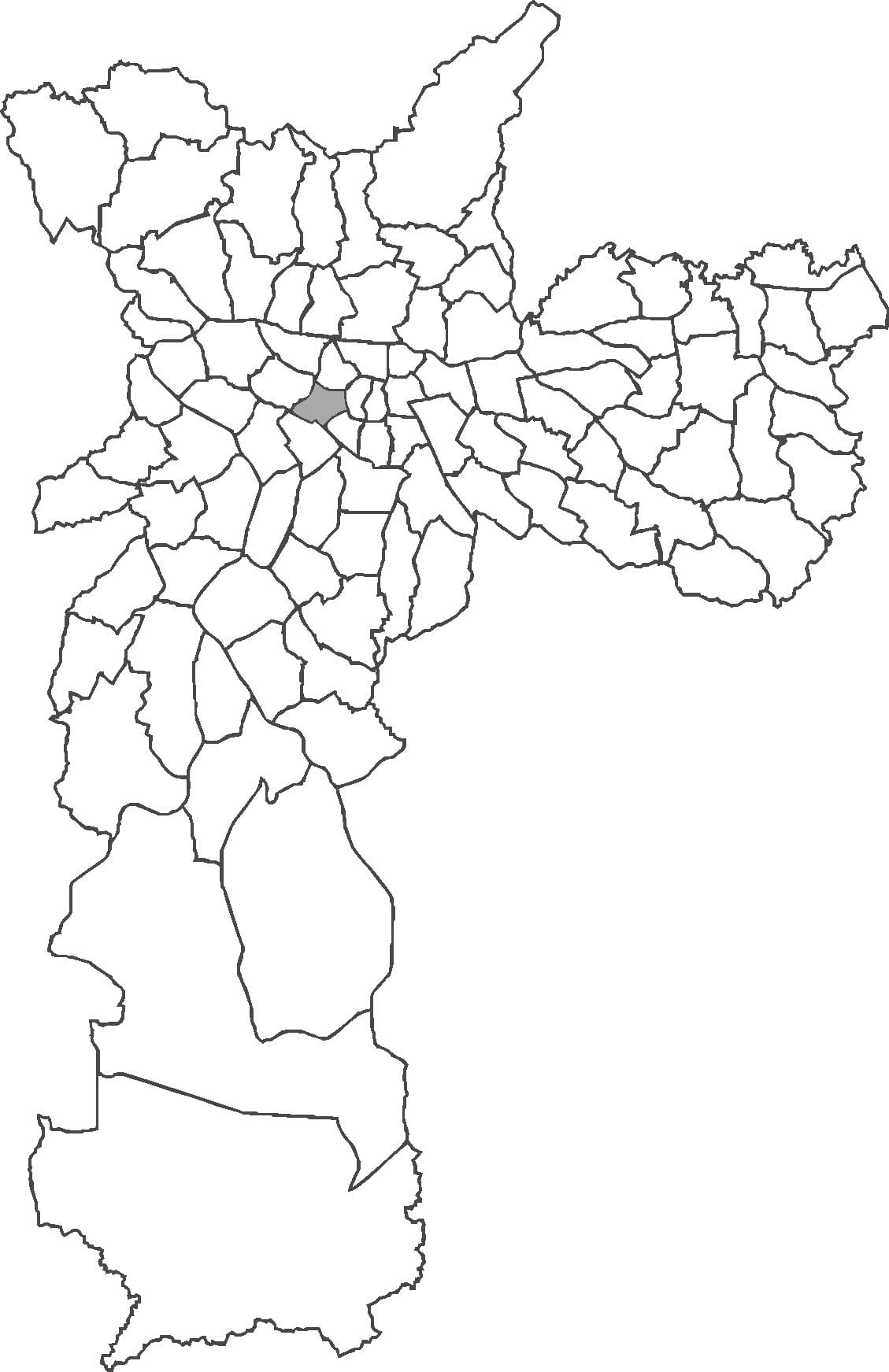 Karte Consolação rajons