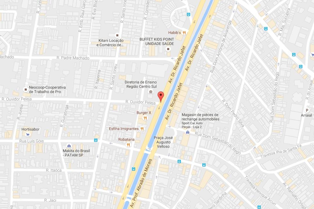 Karte Cursino Sao Paulo