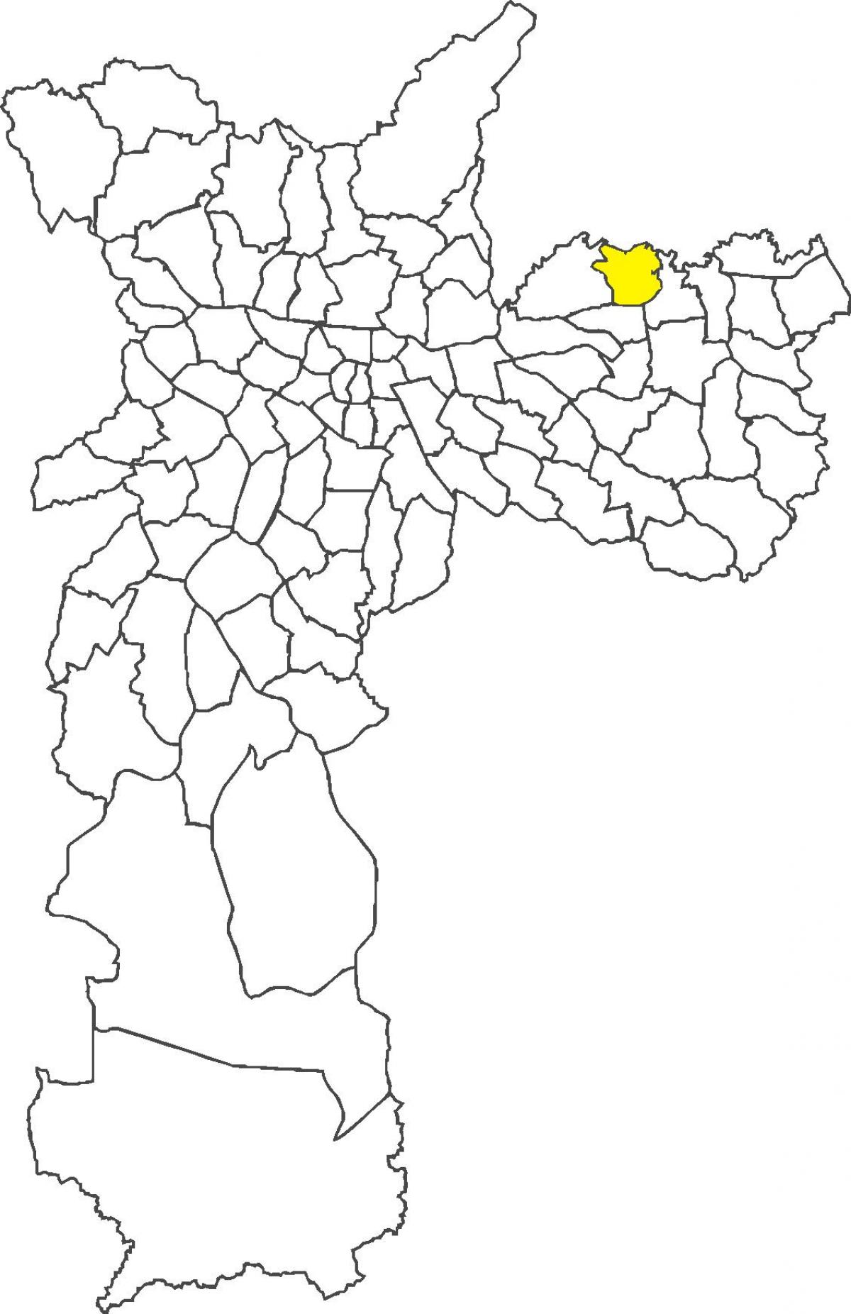 Karte Ermelino Matarazzo rajons