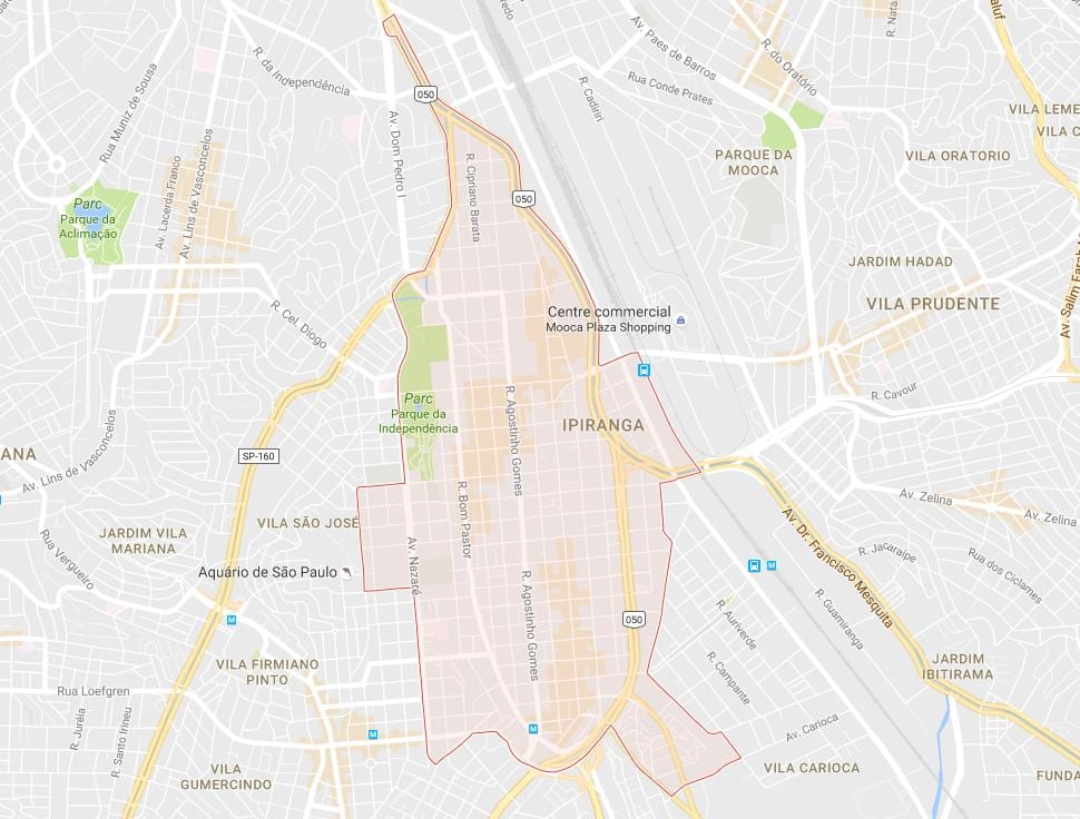 Karte Ipiranga Sao Paulo