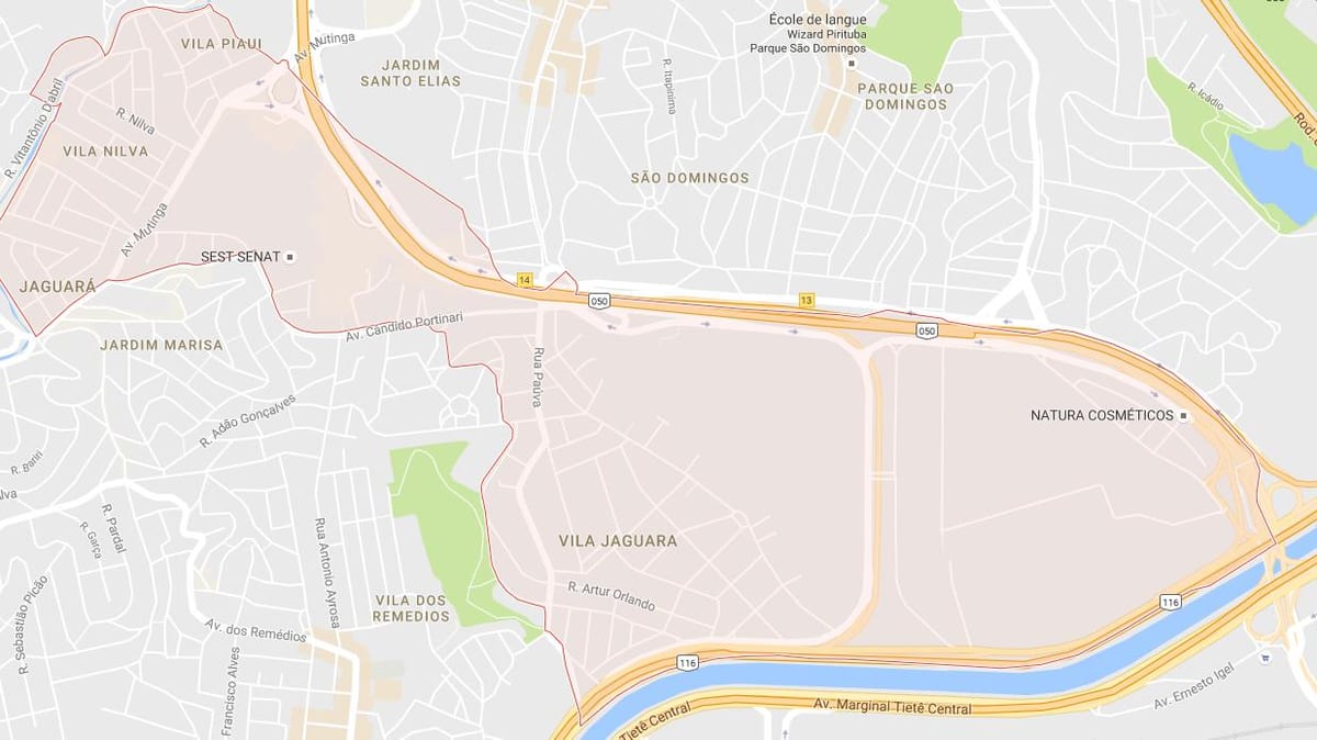 Karte Jaguara Sao Paulo