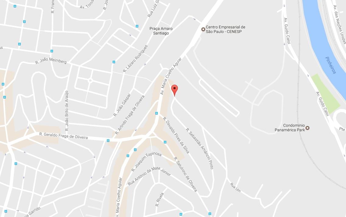 Karte Jardim São Luís Sao Paulo