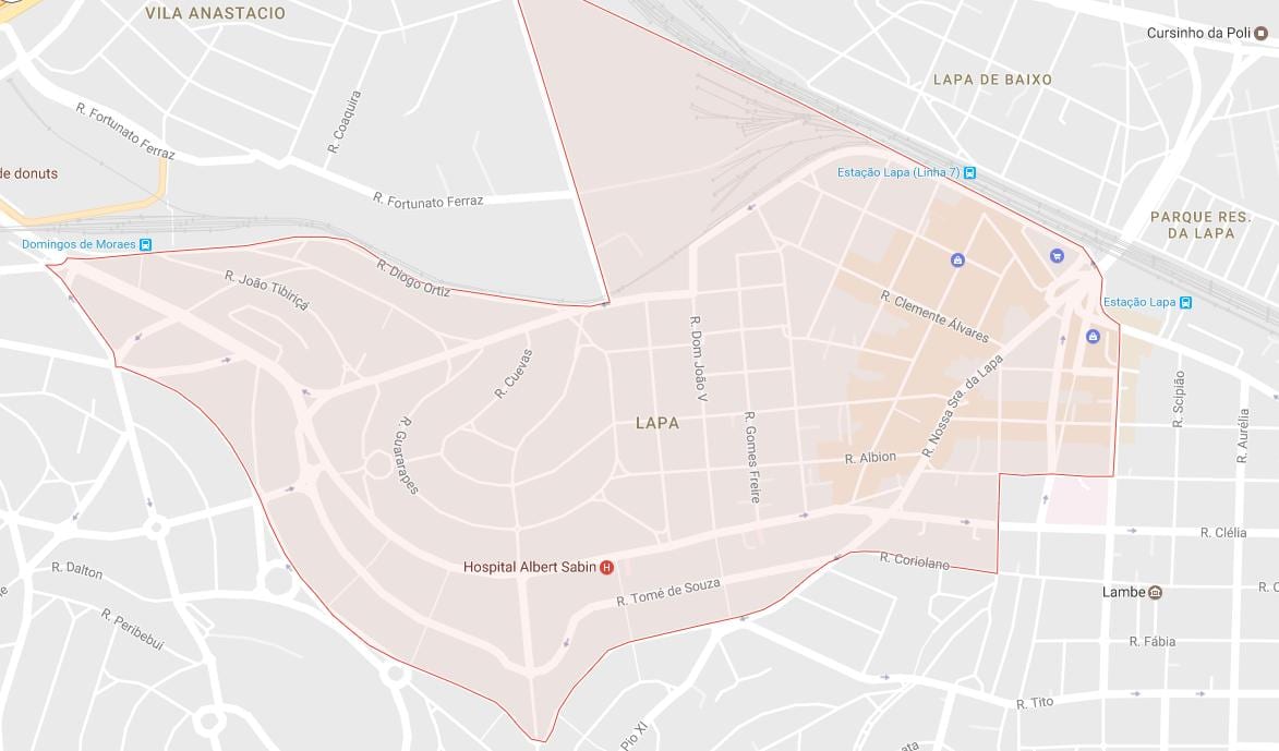Karte Līva Sao Paulo